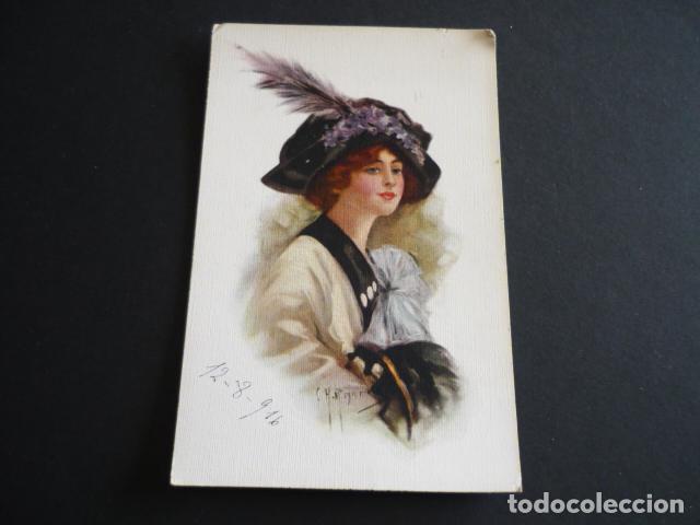 Postales: MUJER ELEGANTE POSTAL - Foto 1