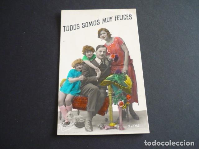 Cartoline: PAREJA CON HIJOS POSTAL