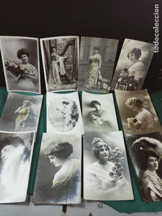 Postales: 12 POSTALES ROMANTICAS MODERNISTAS - Foto 1