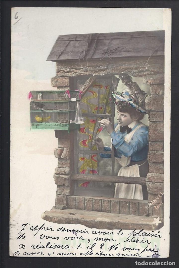 Postal se&ntilde;orita.