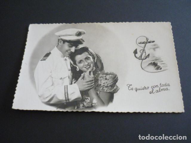 Postais: PAREJA ENAMORADOS MARINO POSTAL
