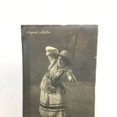 Postales: TARJETA POSTAL FOTOGRÁFICA. RAQUEL MELLER. ESCRITA Y ENVIADA. BARCELONA, 1912.. Lote 390526774