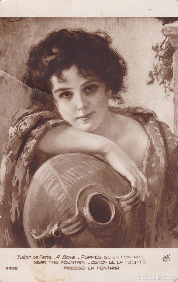 Postales: Bella dama escrita - Foto 1