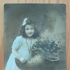Postales: BONITA POSTAL FRANCESA COLOREADA DE UNA NIÑA - HEBREUS NOEL - CALIFE 285 - CIRCULADA 1912