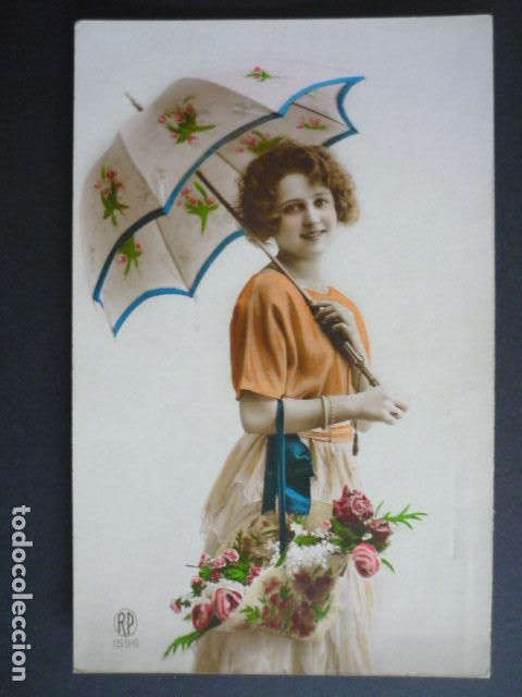 Postkarten: MUJER ELEGANTE POSTAL