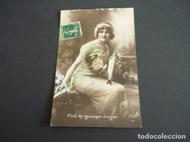 Cartoline: MUJER ELEGANTE POSTAL