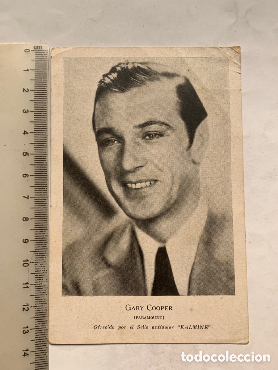Postales: POSTAL. GARY COOPER. PARAMOUNT. PUBLICITARIA, KALMINE. - Foto 1