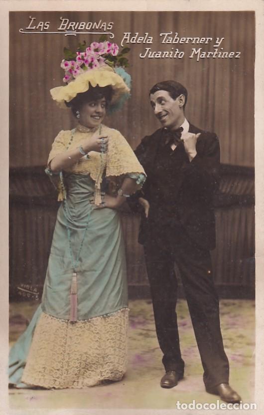 Postcards: Postal cupletistas Las Bribonas. Adela Taberner y Juanito Martinez.