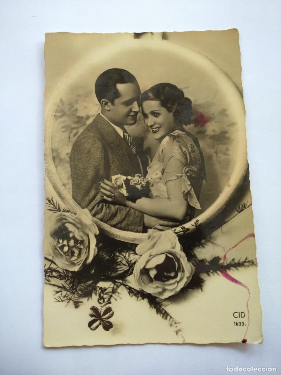 Postais: POSTAL -- PAREJA ENAMORADOS -- CID 1633 -- USADA --