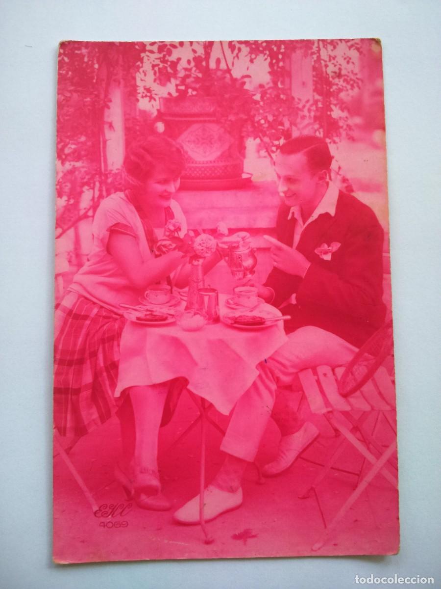 Postais: POSTAL -- PAREJA ENAMORADOS -- N&ordm; 4069 --