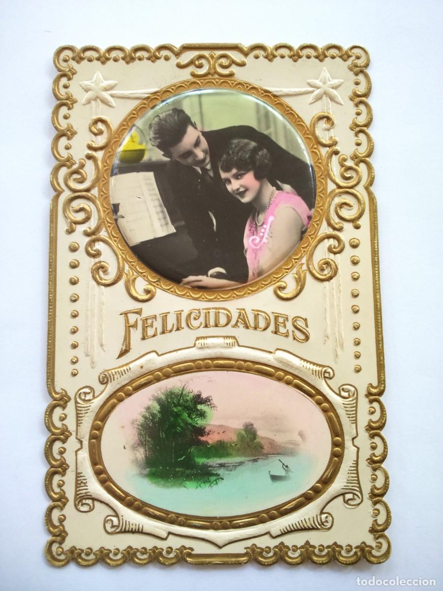 Postales: POSTAL -- FELICIDADES -- FELICIDADES -- ESCRITA --