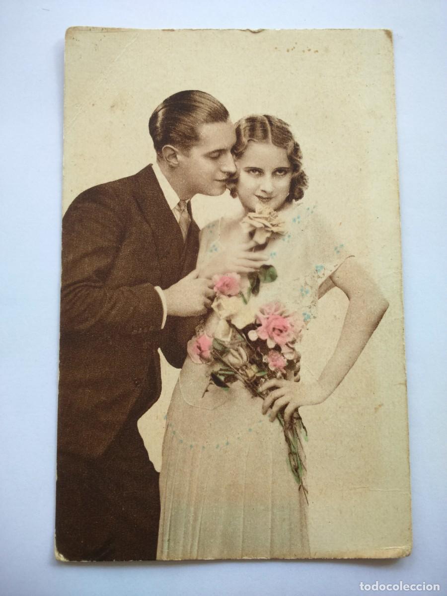 Postais: POSTAL -- PAREJA ENAMORADOS -- ESCRITA --