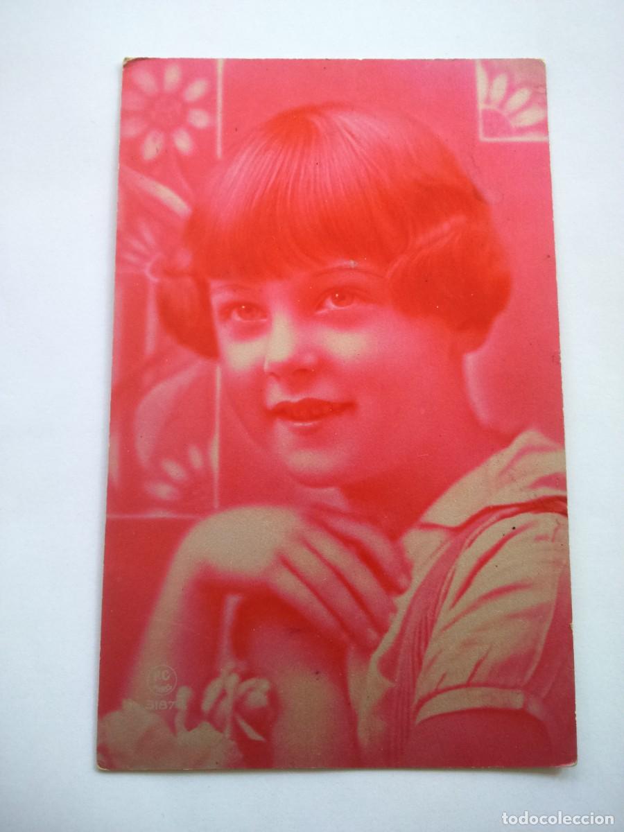 Postales: POSTAL -- NI&Ntilde;A -- DIAMANT - PARIS -- ESCRITA --