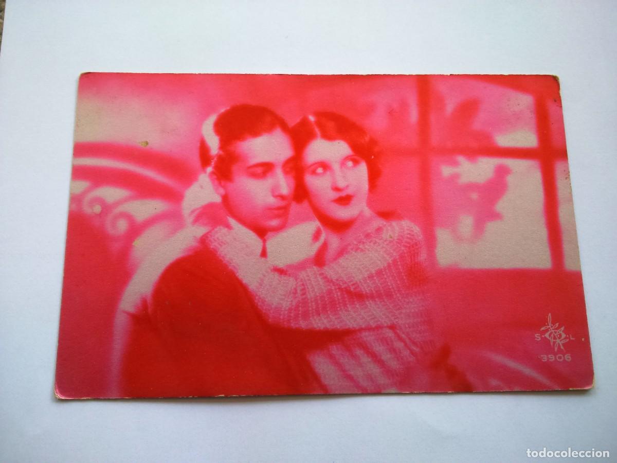 Postais: POSTAL -- PAREJA ENAMORADOS -- DIAMANT -- FRANCIA -- ESCRITA --