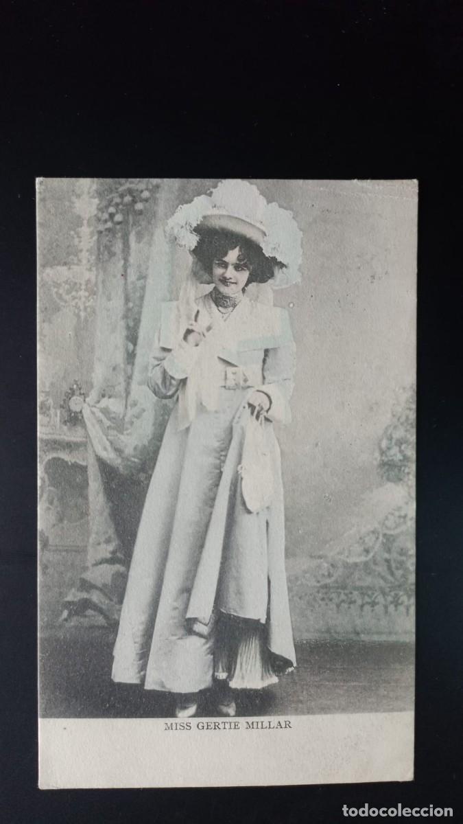 Postkarten: Postal antigua de mujer