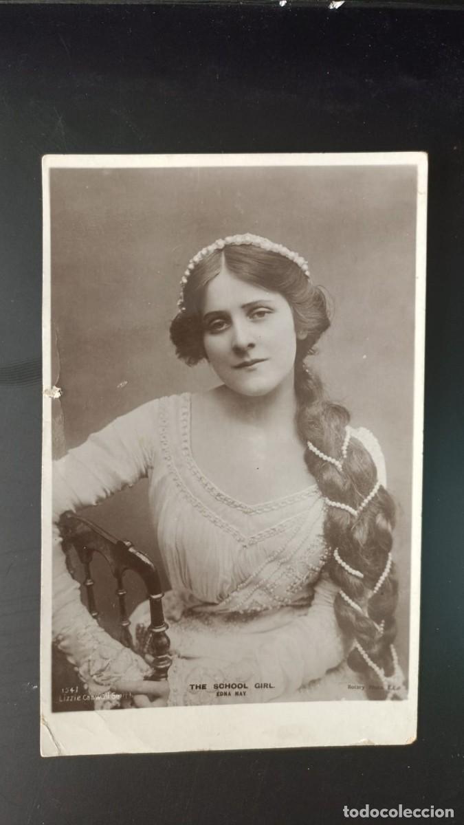 Postkarten: Postal antigua de mujer