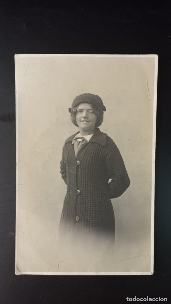 Postkarten: Postal antigua de mujer