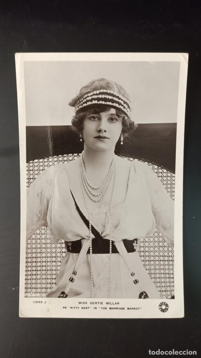 Postkarten: Postal antigua de mujer