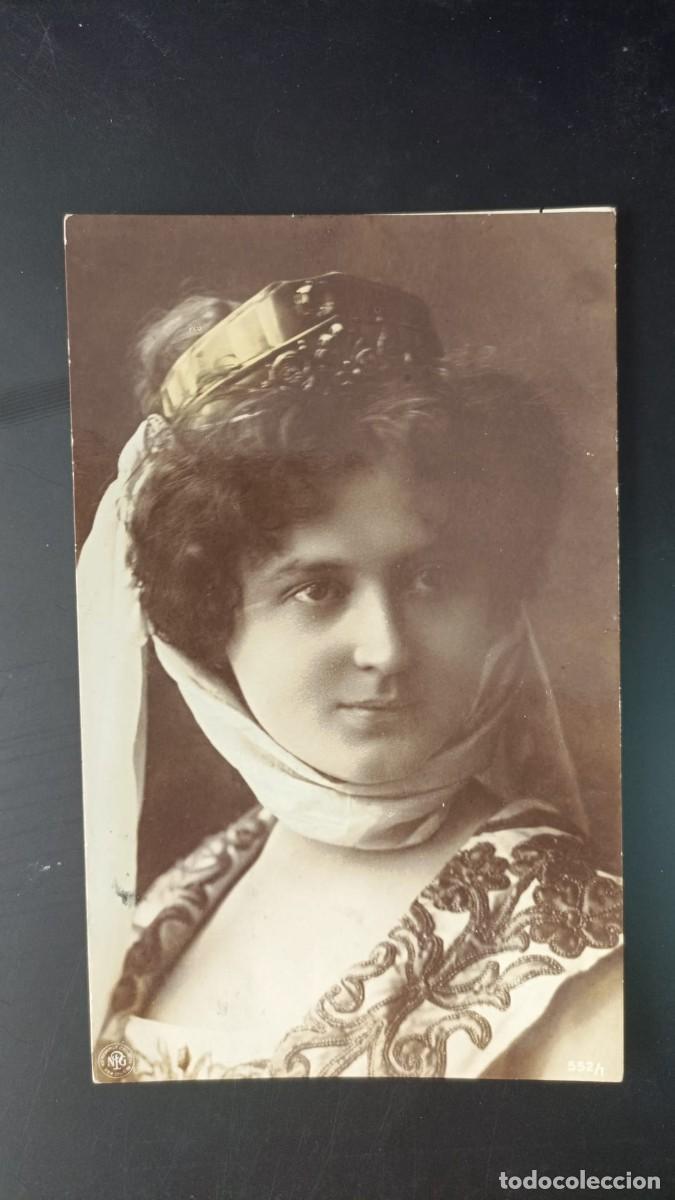 Postkarten: Postal antigua de mujer