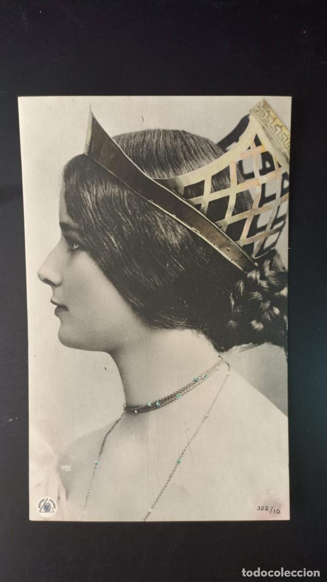 Postkarten: Postal antigua de mujer