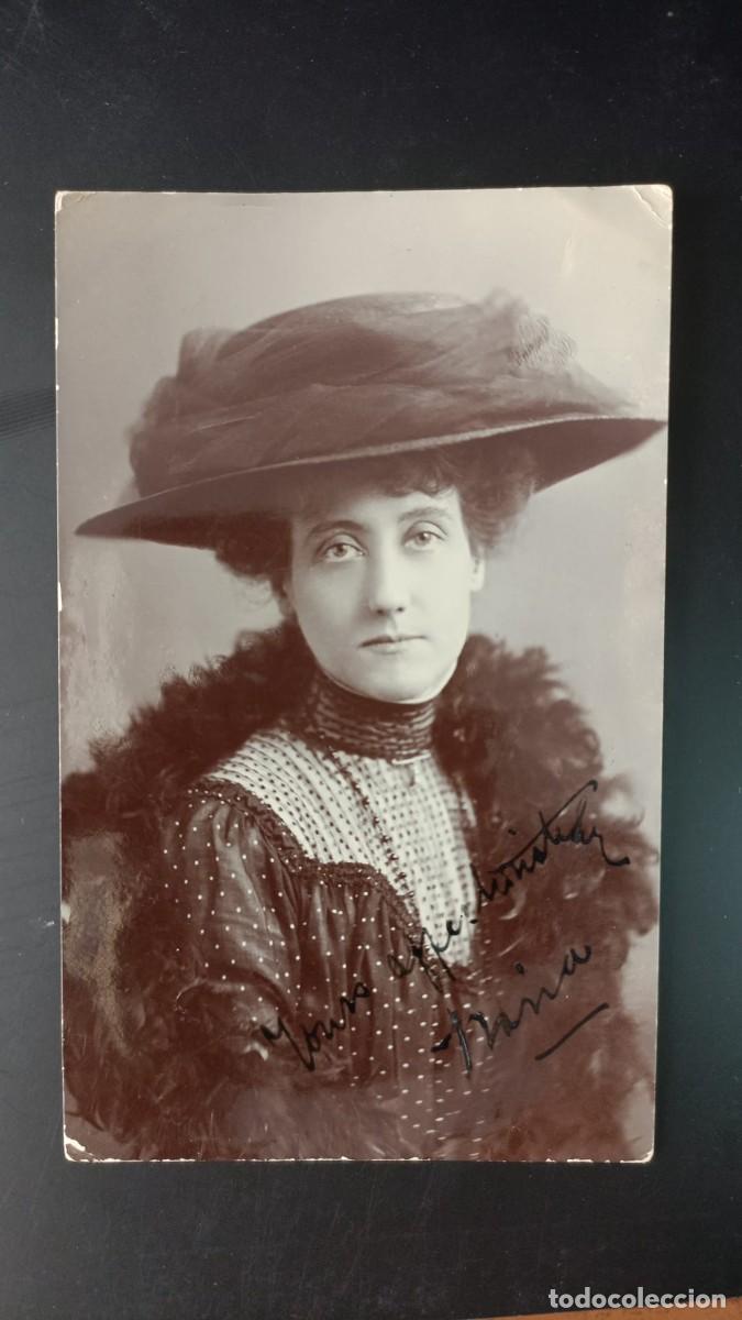 Postkarten: Postal antigua de mujer
