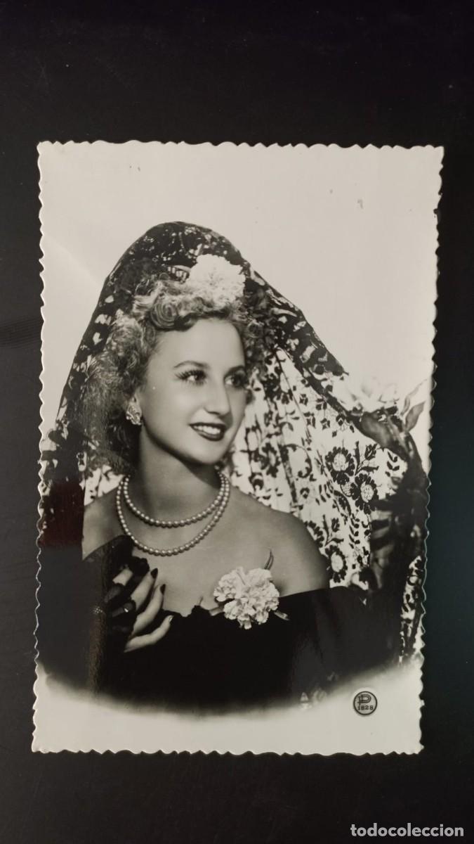 Postkarten: Postal antigua de mujer
