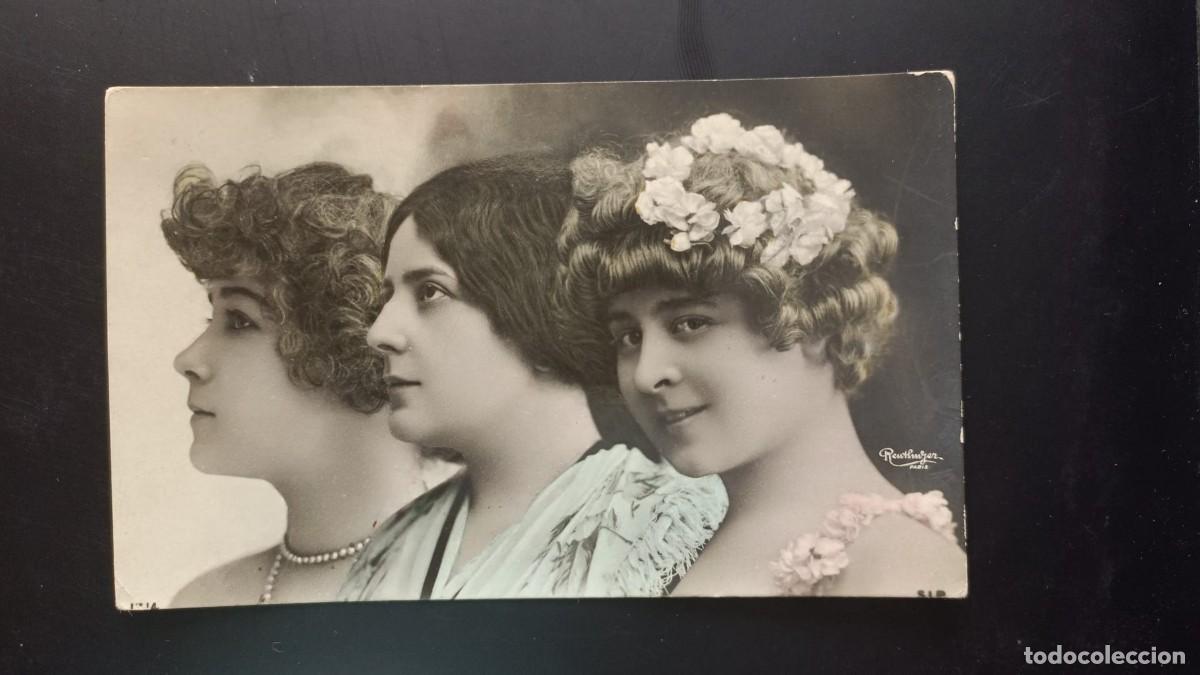 Postkarten: Postal antigua de mujeres