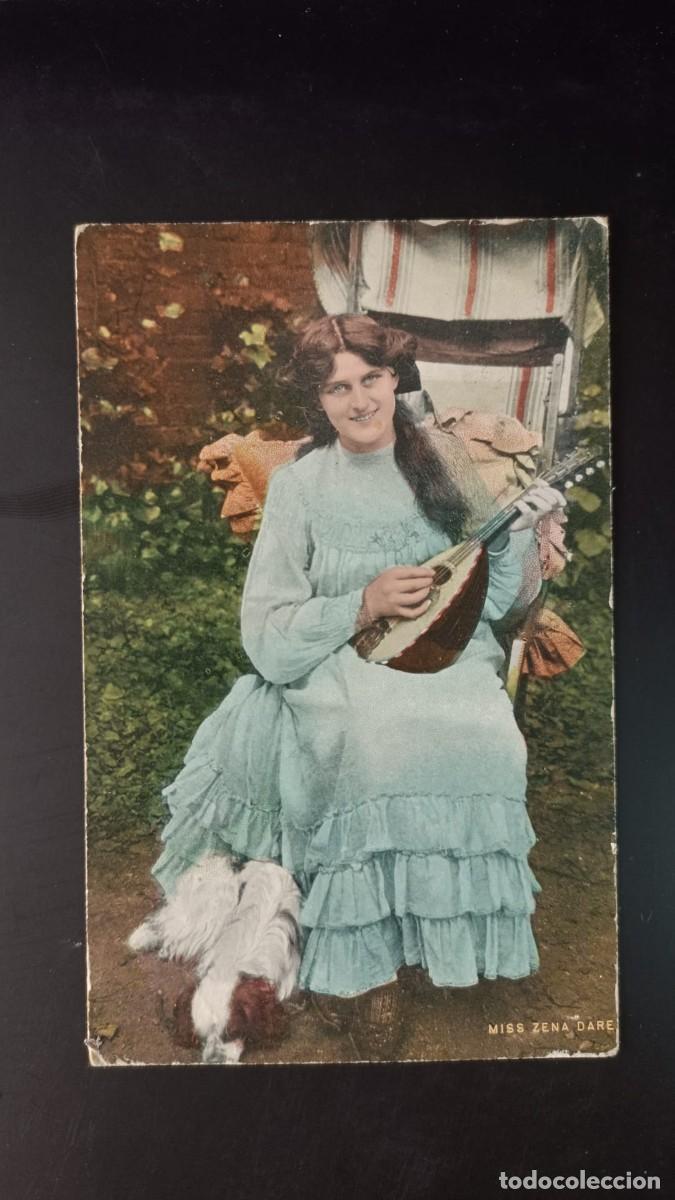 Cartoline: Postal antigua de mujer