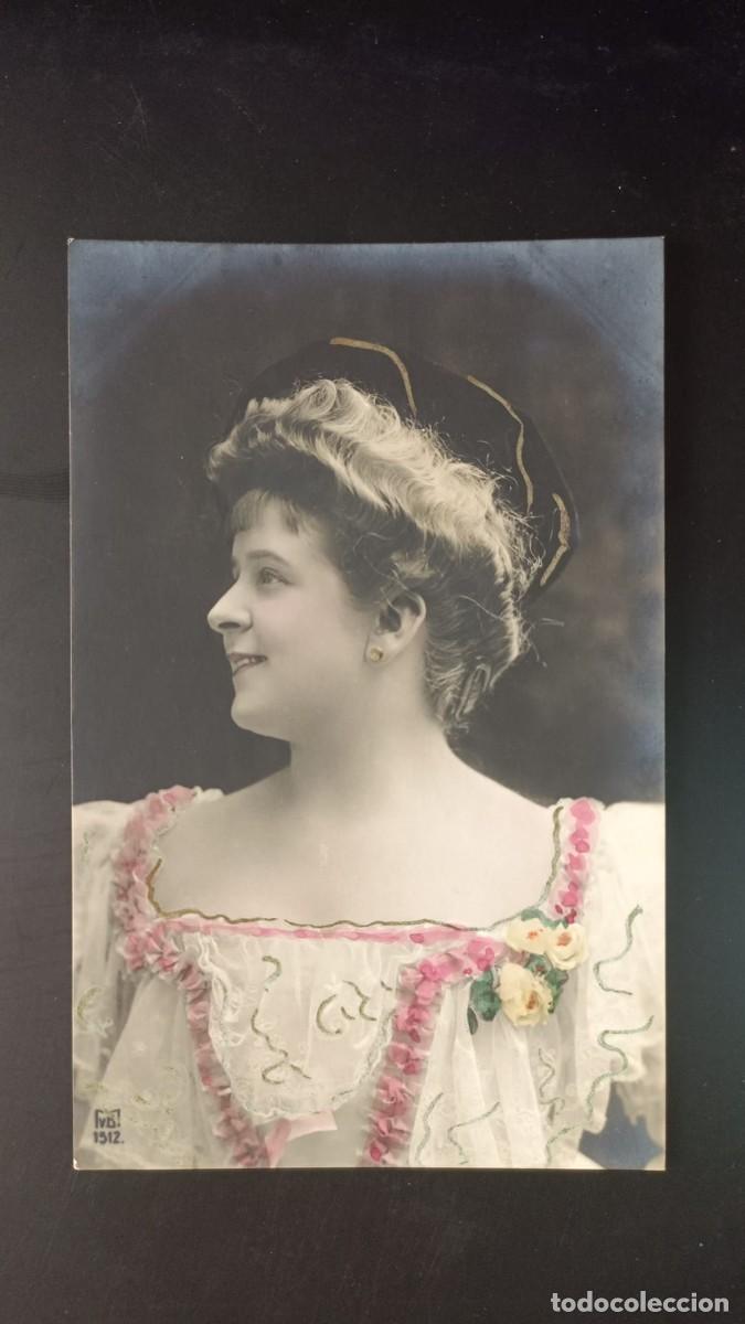 Cartoline: Postal antigua de mujer