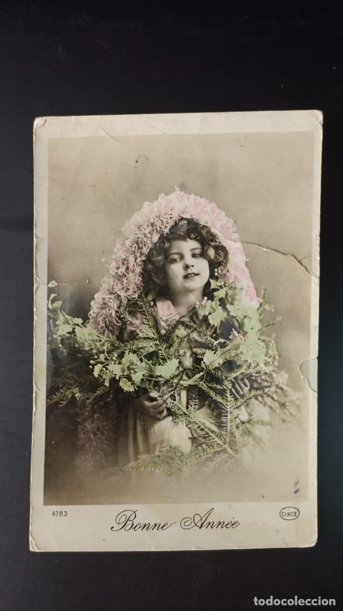 Cartoline: Postal antigua de mujer