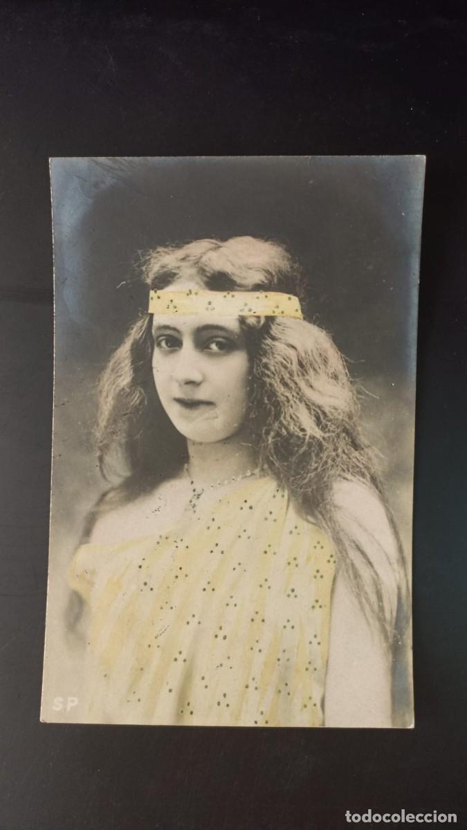Cartoline: Postal antigua de mujer
