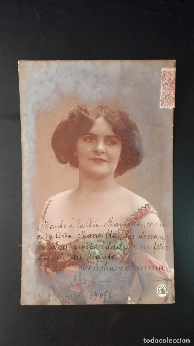 Postales: Postal antigua de mujer - Foto 1