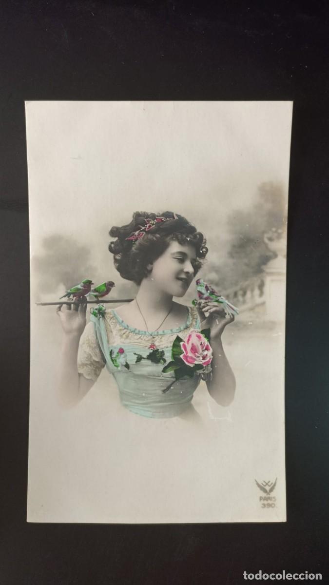 Postales: Postal antigua de mujer - Foto 1