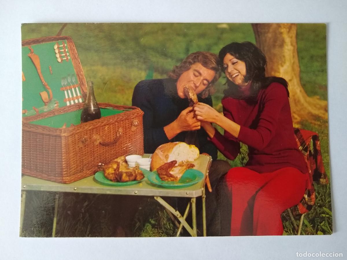 Postais: Postal pareja de picnic CYZ 7485/31-D