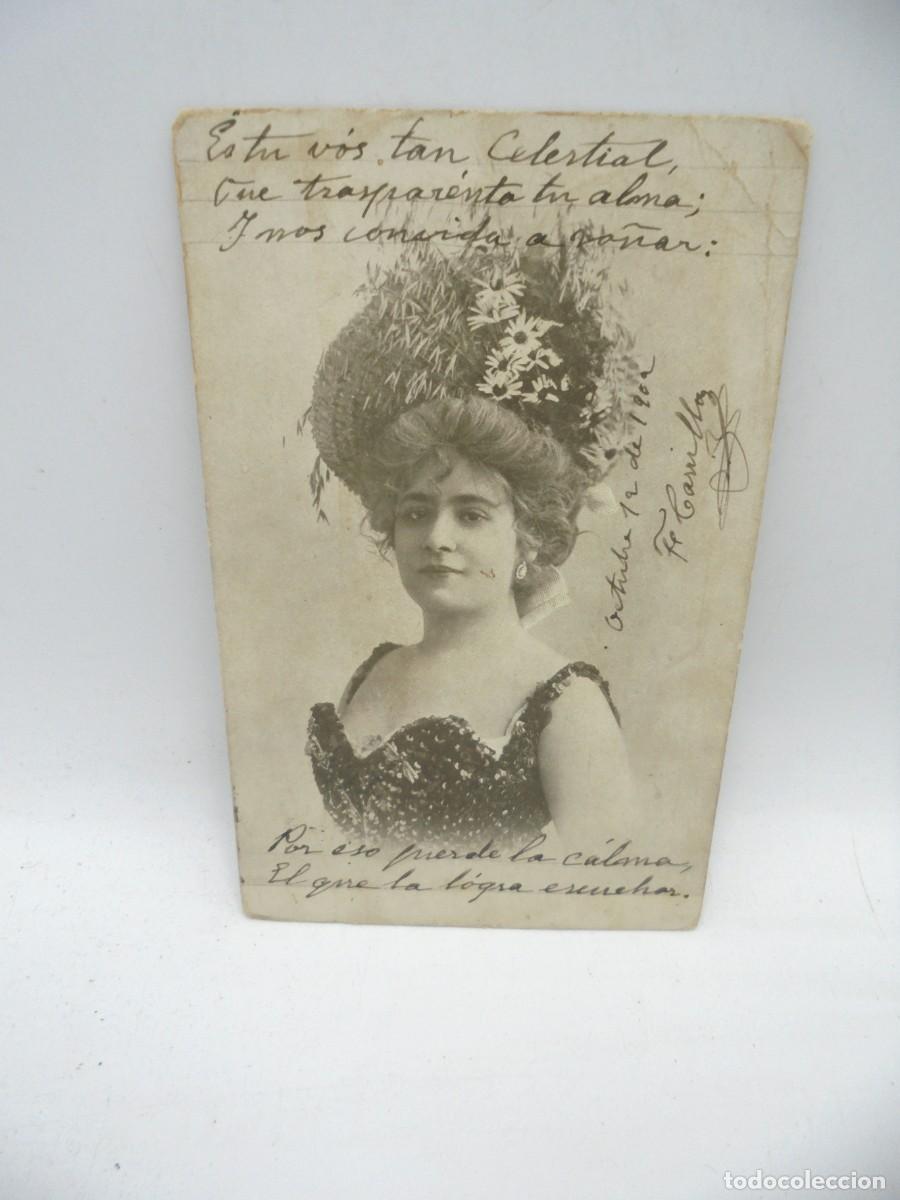 Cartoline: TARJETA POSTAL. GALANTES Y MUJERES.