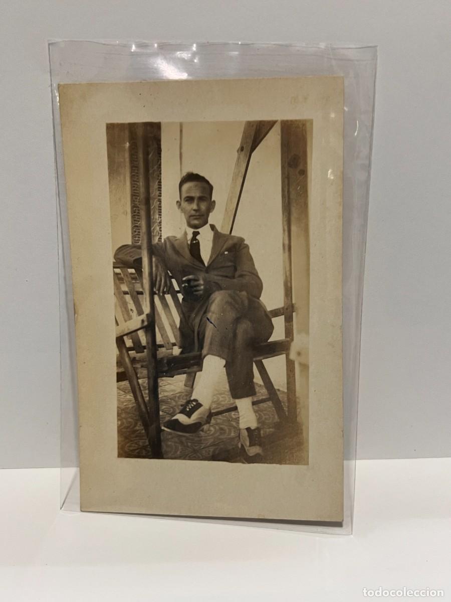 Cartoline: TARJETA POSTAL. SE&Ntilde;OR FUMANDO UN PURO