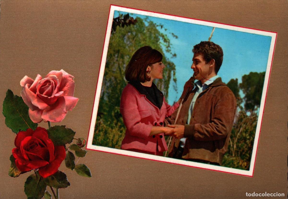 Postales: POSTAL CECAMI ROSAS CON PAREJA SIN CIRCULAR - Foto 1
