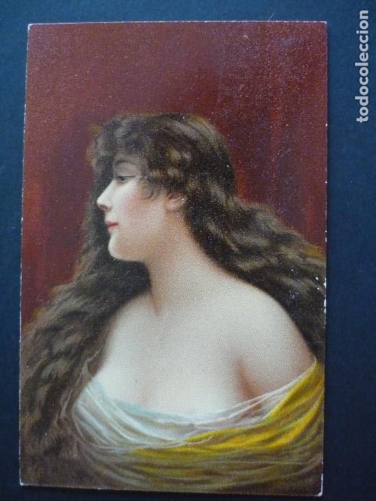 Postais: MUJER ELEGANTE POSTAL CROMOLITOGRAFICA
