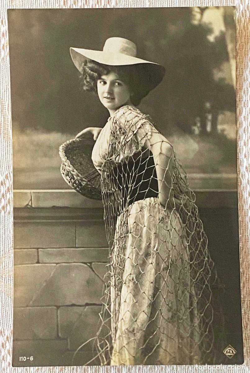 Postkarten: POSTAL DE MUJER PG 110.6, ESCRITA ALREDEDOR DE 1911