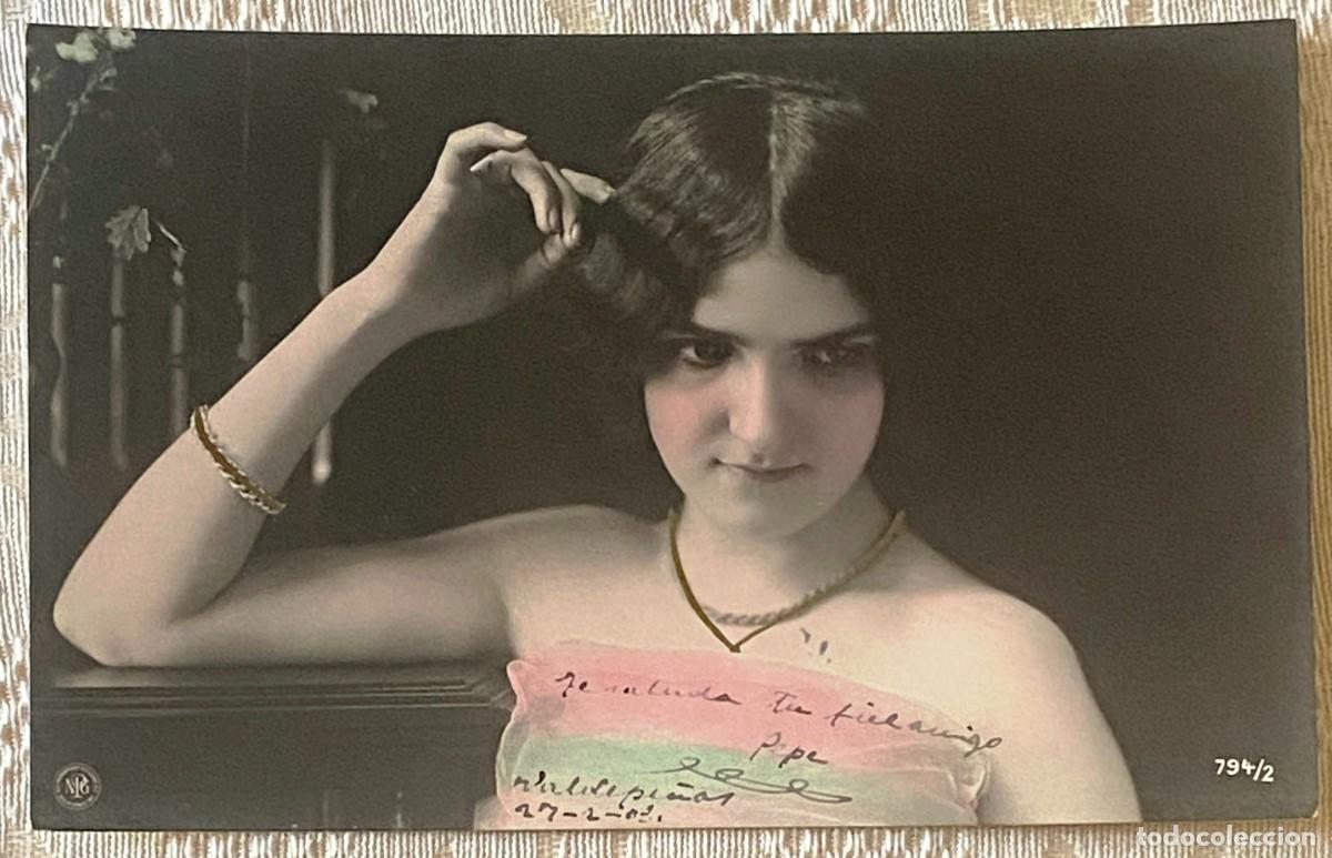 Postkarten: FOTO POSTAL DE JOVEN MUJER, ED. NPG, 794/2, NO CIRCULADA, ESCRITA.