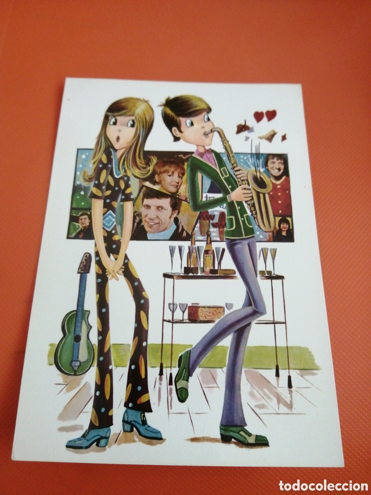 POSTAL NOVIOS A&Ntilde;O 1975