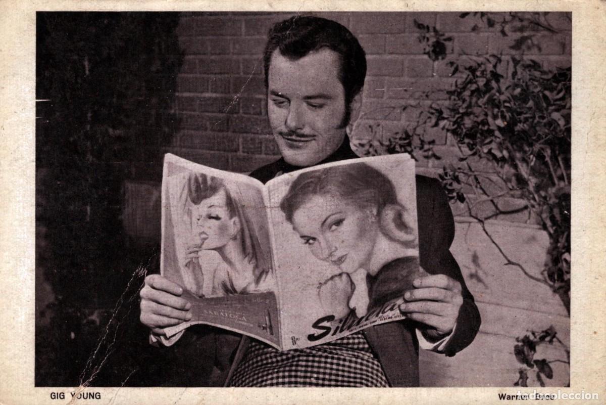 Postales: gig young warner bros postal sin circular - Foto 1