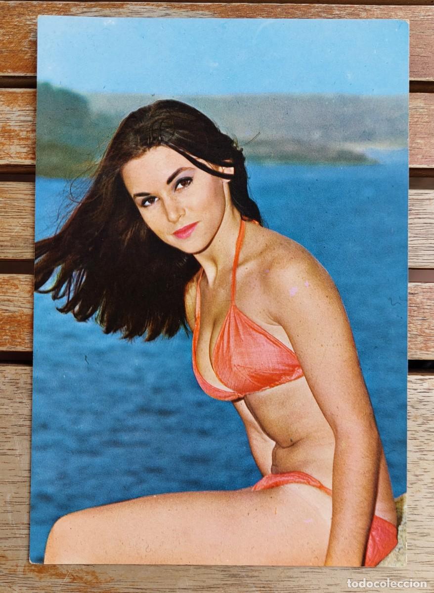Postkarten: POSTAL VINTAGE - MONICA MITCHUM - Western Germany - N&ordm; 100 / 143 - A&ntilde;os 70 - Sin circular