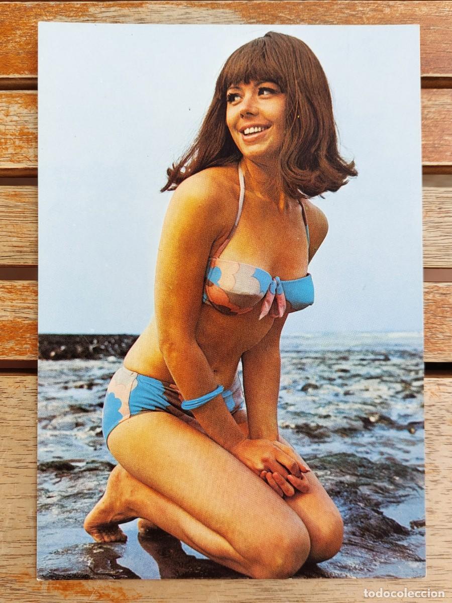 Postkarten: POSTAL VINTAGE - Modelo en posado de bikini - Italia - Serie 7I - Sin circular - 1970