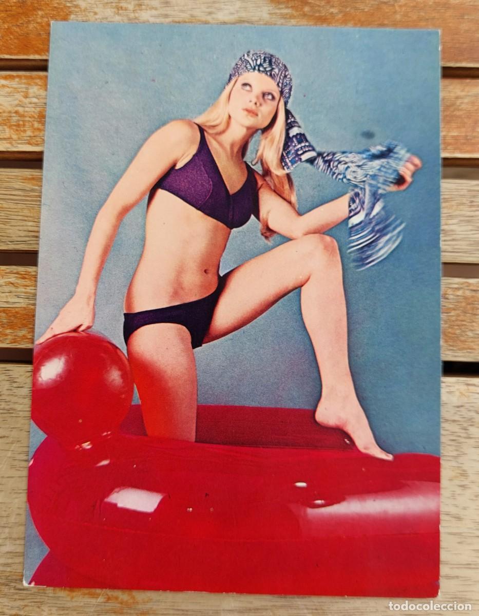 Postkarten: POSTAL VINTAGE - Modelo en posado de bikini - Italia - Sin circular - A&ntilde;os 60