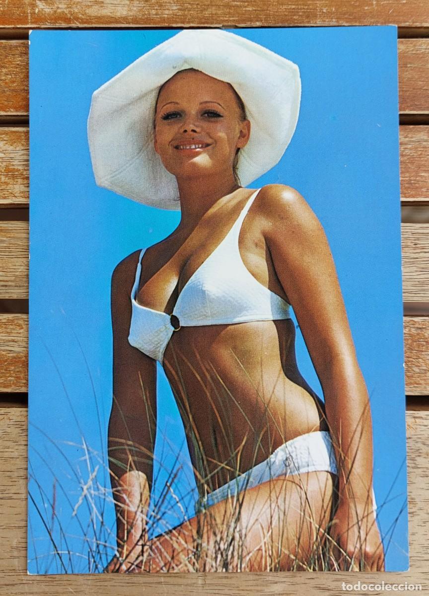 Postkarten: POSTAL VINTAGE - Modelo en posado de bikini - Italia - Serie 7I - Sin circular - 1968