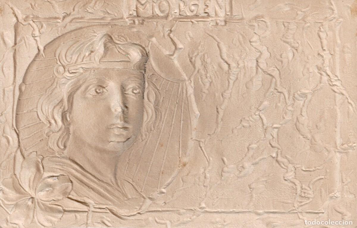 Cartoline: POSTAL MODERNISTA. EN RELIEVE