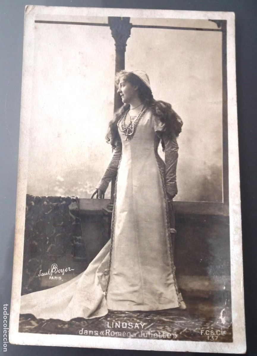 Postales: POSTAL JULIA LINDSAY (SOPRANO) EN ROMEO Y JULIETA DE CHARLES GROUND