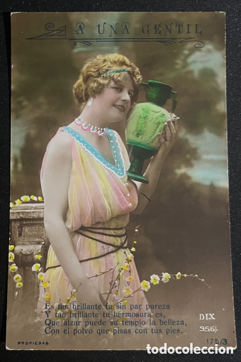 Postais: POSTAL: A UNA GENTIL - CIRCULADA EN REUS EN 1921