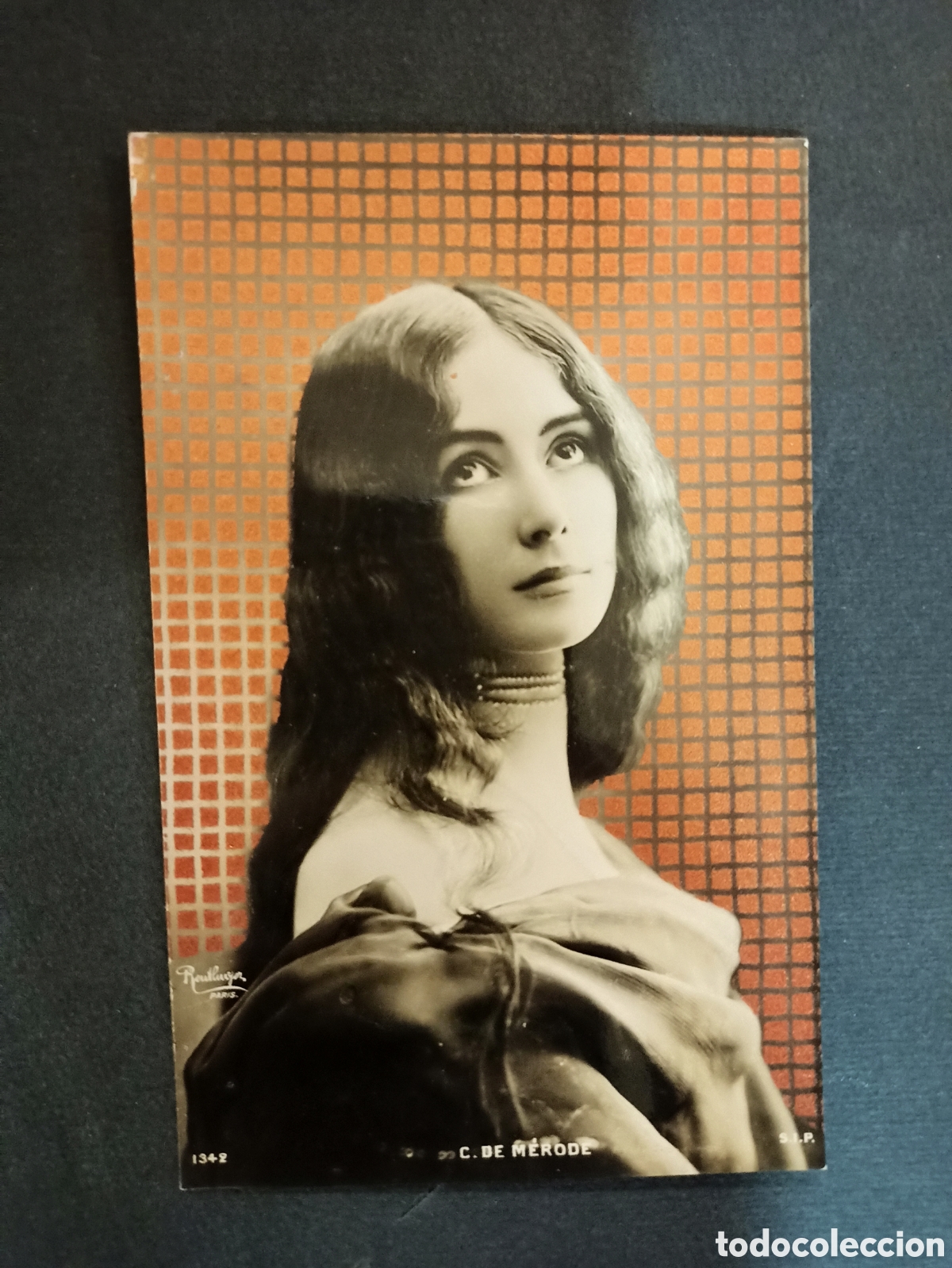 Postais: Fotograf&iacute;a postal antigua Cl&eacute;o de M&eacute;rode. Sin circular, sin dividir.